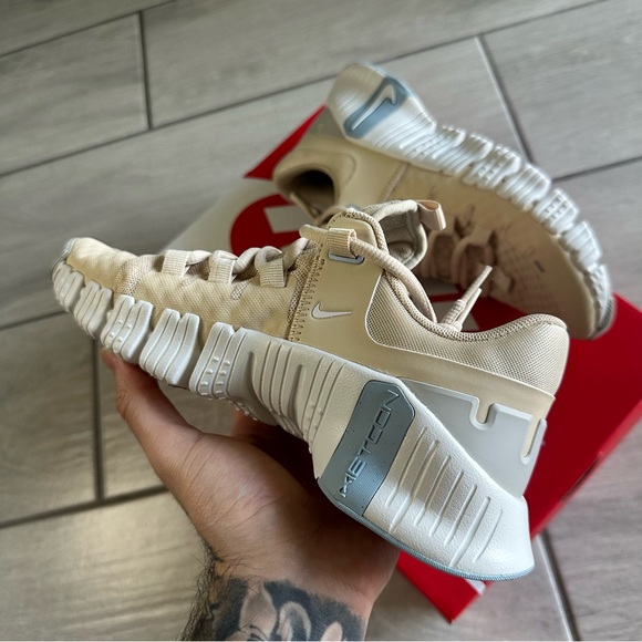 NIKE FREE METCON 5 CREAM BLUE WHITE - Picture 3 of 3